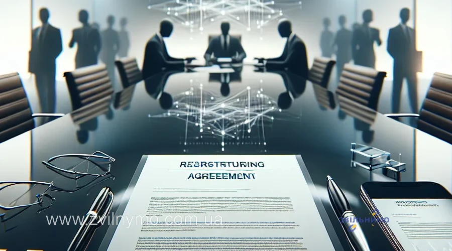 Иллюстрация к разделу "Реструктуризаційна угода: що це, типи, учасники" в статье "Як скласти ефективну реструктуризаційну угоду- покрокова інструкція для фізичних та юридичних осіб"