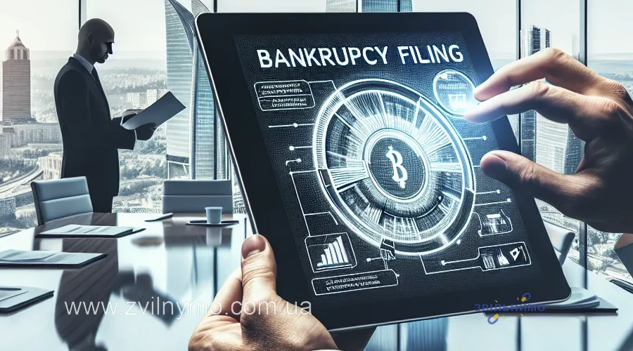 Иллюстрация к разделу "# Відкриття провадження у справі про банкрутство: нові вимоги" в статье "Законодавчі зміни щодо банкрутства фізичних осіб- що змінилося у 2025 році"