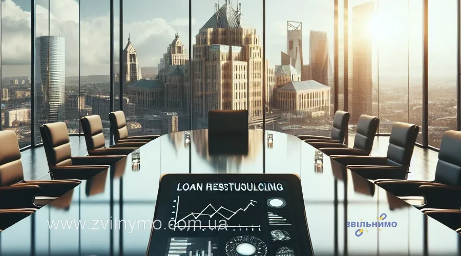 Иллюстрация к разделу «Умови реструктуризації кредиту в 2025 році» у статті «Чому банки погоджуються на реструктуризацію реальні приклади»
